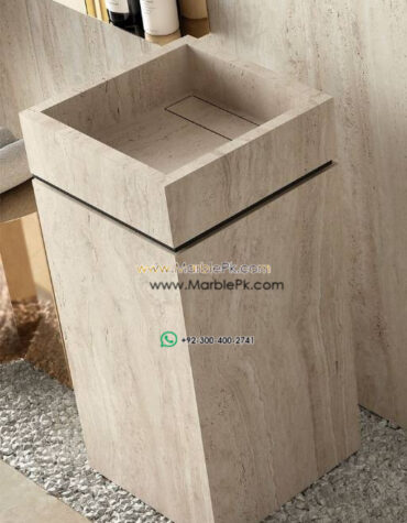 Modern Marble Bath Vanity Sink - Standaline marble bath sink vanity mpk 232