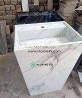 Modern Marble Bath Vanity Sink - Standaline marble bath sink vanity mpk 235
