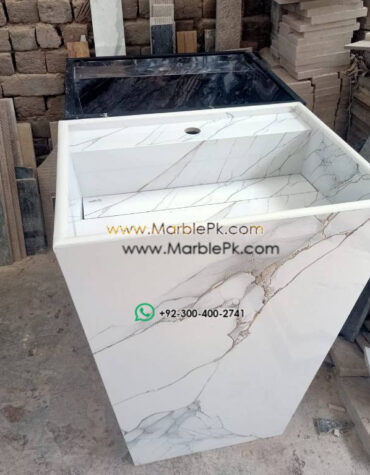 Modern Marble Bath Vanity Sink - Standaline marble bath sink vanity mpk 235