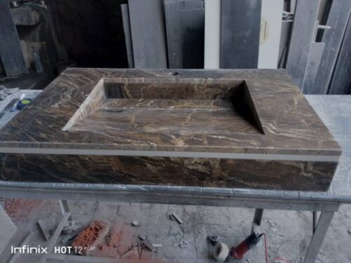 Modern Marble Bath Vanity Sink - Traditional bath vanity mpk 623