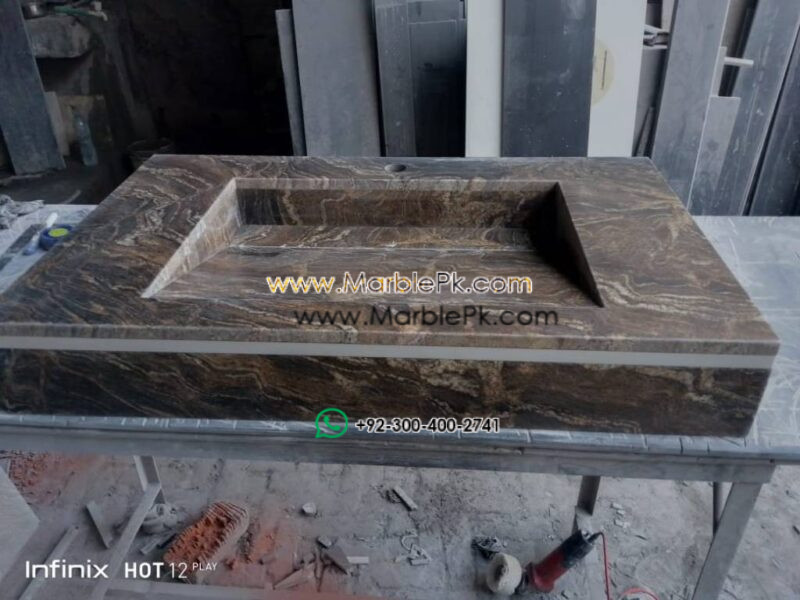 Modern Marble Bath Vanity Sink - Traditional bath vanity mpk 623