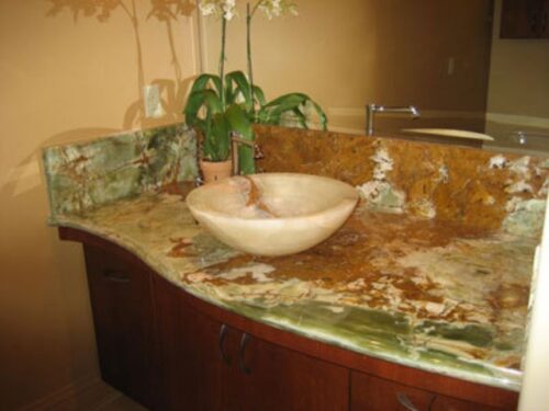 Modern Marble Bath Vanity Sink - Traditional bath vanity mpk 630