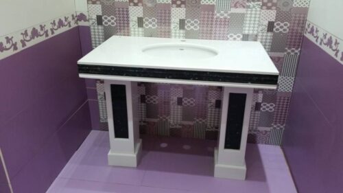 Modern Marble Bath Vanity Sink - Traditional bath vanity mpk 634