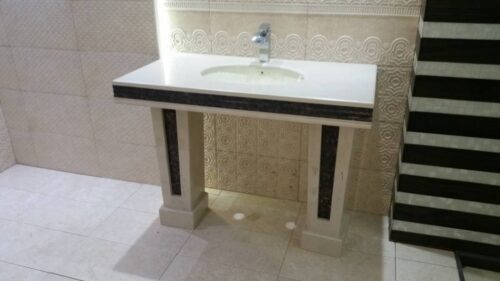 Modern Marble Bath Vanity Sink - Traditional bath vanity mpk 639