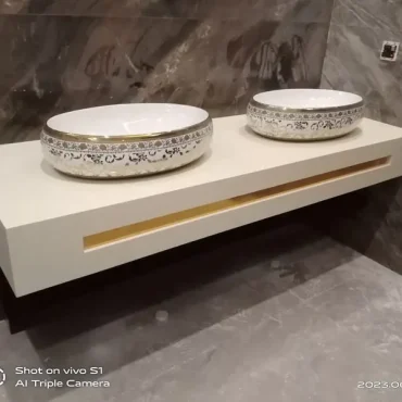 Modern Marble Bath Vanity Sink - Traditional bath vanity mpk 654