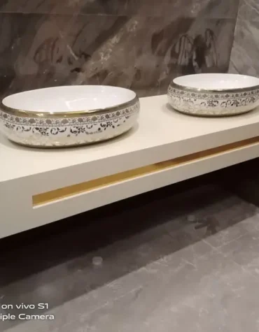 Modern Marble Bath Vanity Sink - Traditional bath vanity mpk 654