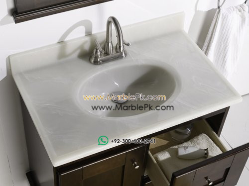 Modern Marble Bath Vanity Sink - Traditional bath vanity mpk 655