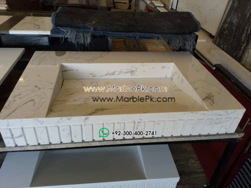 Modern Marble Bath Vanity Sink - Traditional bath vanity mpk 662